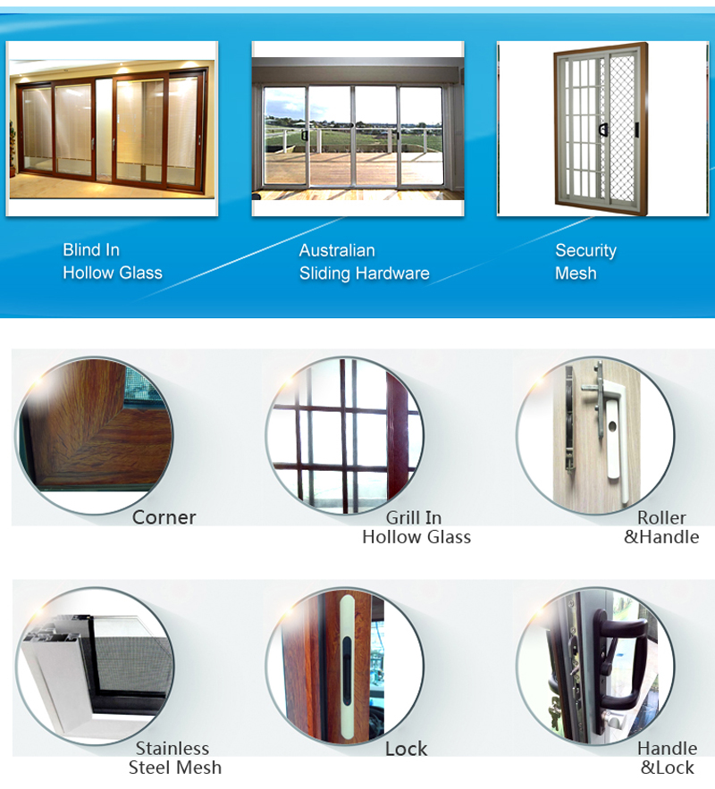 aluminum sliding door for kitchen detailed drawing