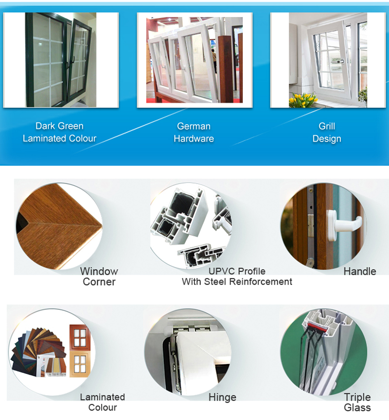 upvc window design price detailed drawing