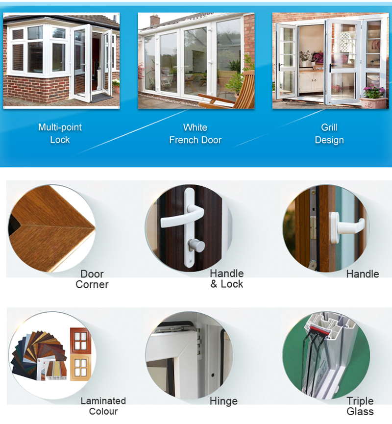 upvc door and frame for sale detailed drawing