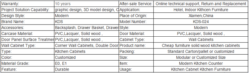 Cheap and high quality pvc kitchen cabinet