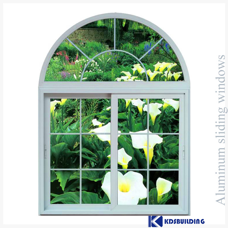 white aluminum window