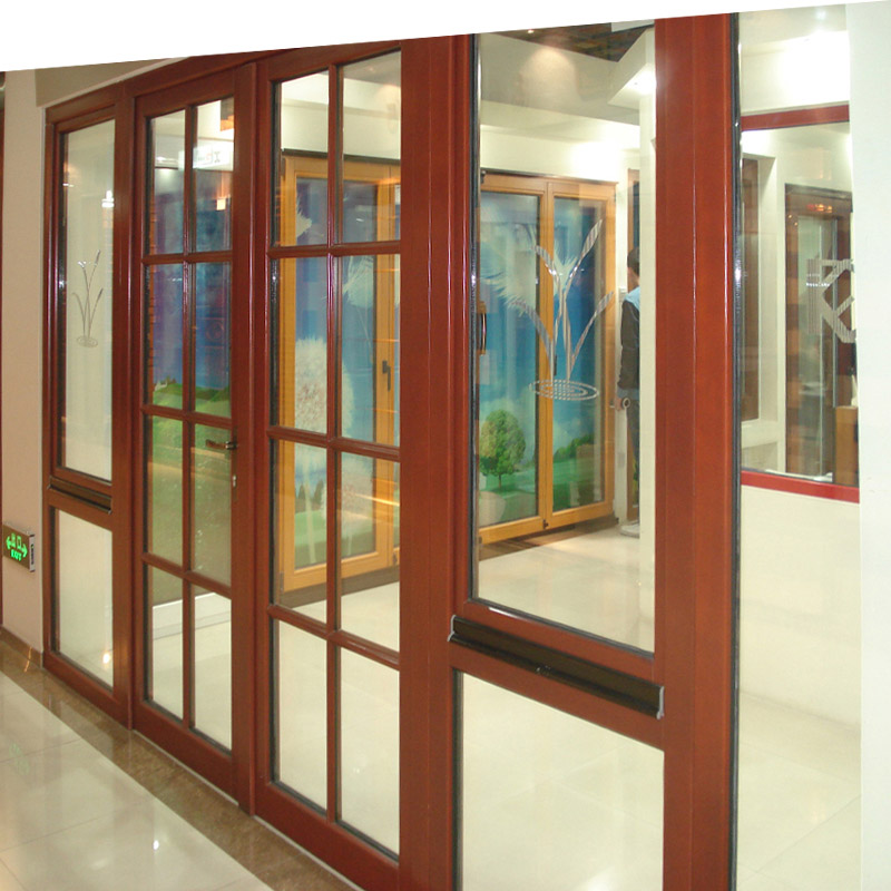 wooden french door design