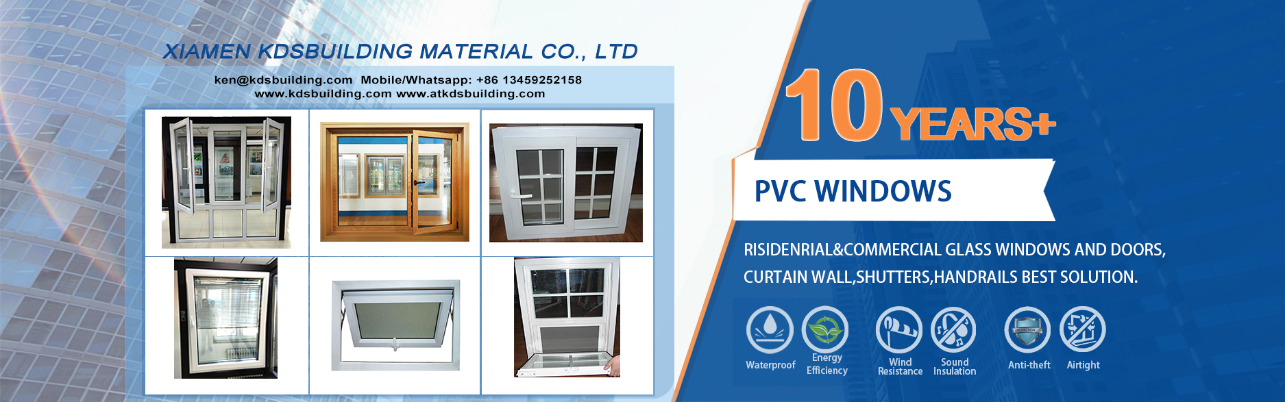 XIAMEN KDSBUILDING MATERIAL CO.,LTD-PVC window supplier