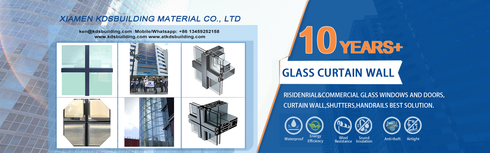 XIAMEN KDSBUILDING MATERIAL CO.,LTD-glass curtain wall supplier