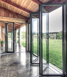 Aluminum doors